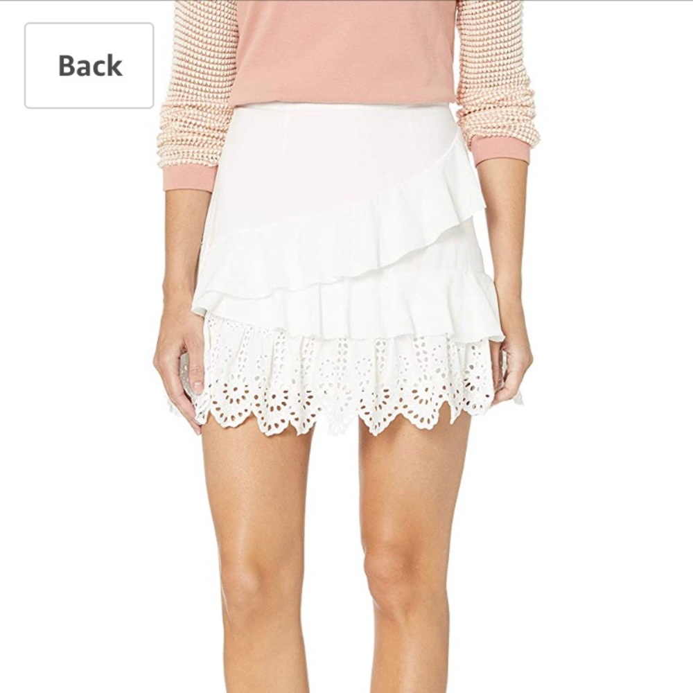 BCBGeneration Ruffled Mini Skirt